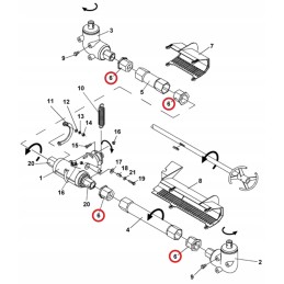 Amazone barstytuvo sankabos įdėklas 911404 už m