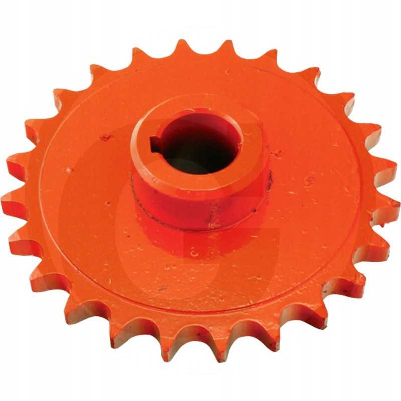 Grandininis ratas ant mėšlo kratytuvo pavaros veleno