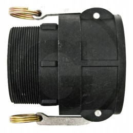 Camlock sistemos kištukas 1 1 2 BSP plastikinis