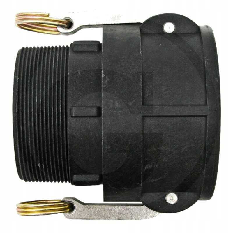 Camlock sistemos kištukas 1 1 2 BSP plastikinis