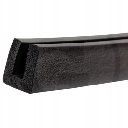 EPDM guminis profilis 21x18mm juodas 50m