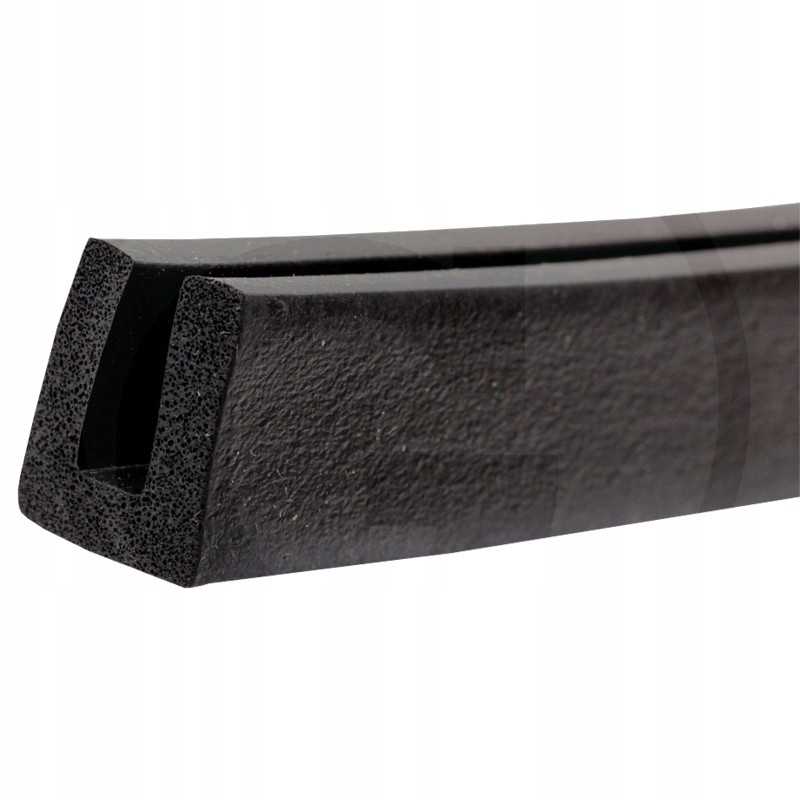 EPDM guminis profilis 21x18mm juodas 50m