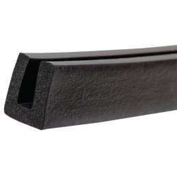 EPDM guminis profilis 21x18mm juodas 50m