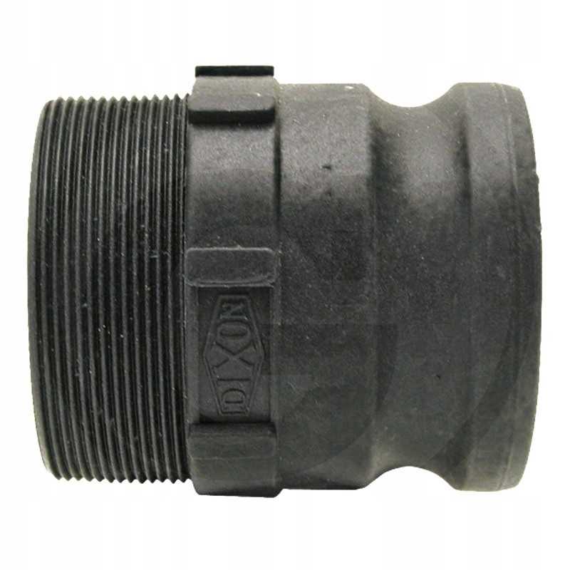 Lizdas su išoriniu sriegiu, užrakto sistema f, plastikas 3