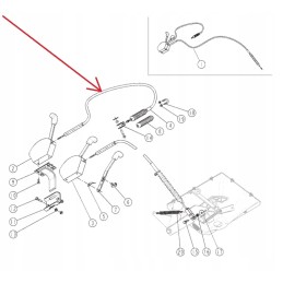 720829 vožtuvo valdymo kabelis