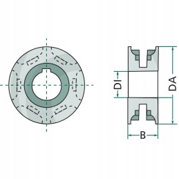 Grandininis ratas 9 5 x 27 7