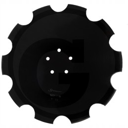 Samsono plokštelė, 5 skylės, 10 dantų, dantyta