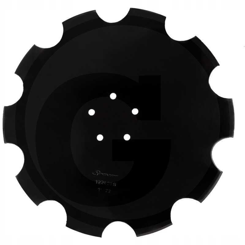 Samsono plokštelė, 5 skylės, 10 dantų, dantyta