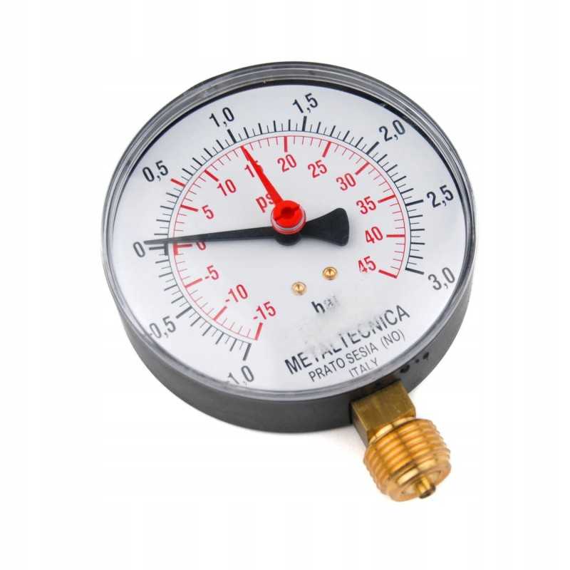 Vakuuminis manometras be glicerino 1 3 bar
