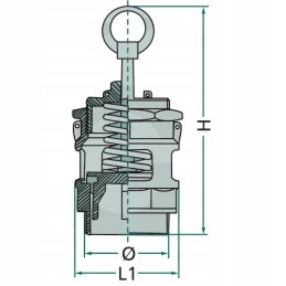 Apsauginis vožtuvas 2 0 3 1 5 bar 70mm 195m