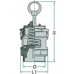 Apsauginis vožtuvas 2 0 3 1 5 bar 70mm 195m