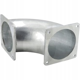 Alkūnė 90 2x karštai cinkuota flanšas