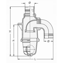 Statinės bako uždarymo vožtuvas oe 45 tiesus