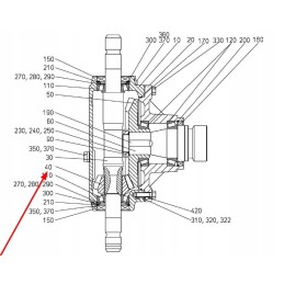 604040277 kūginė pavara 14 dantų
