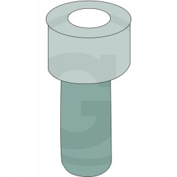 Mz varžtas 6 kampai m8 x 16 v2a nerūdijantis plienas