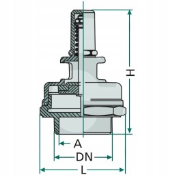 Riv vakuuminio ribotuvo vožtuvas 40 120 69