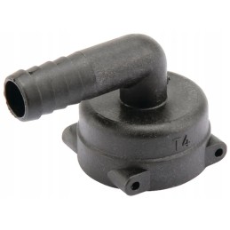 Žarnos jungtis 90 t4f 13 mm