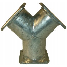 Trišakis su 3 kvadratiniais flanšais, cinkuotas 6