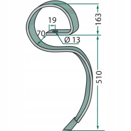 Viršutinės linijos dantys skleidžia srutas ant žemės