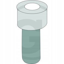 Mz varžtas su 6 taškų lizdu, nerūdijantis plienas, m8 x