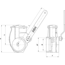 MZ 4 svirties slydimo vožtuvas