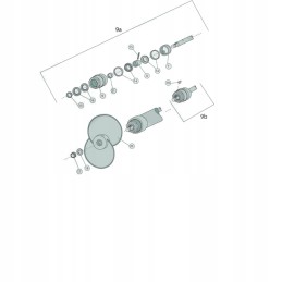 Suma srutų maišytuvas rekordmix elektrinis variklis
