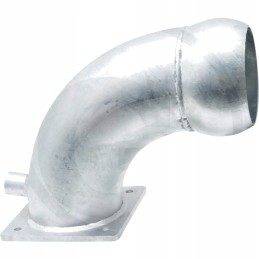 Vamzdžio alkūnė 90 prijungimo įtaisui 6