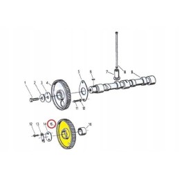 Tarpinė pavara C 330 originali Ursu