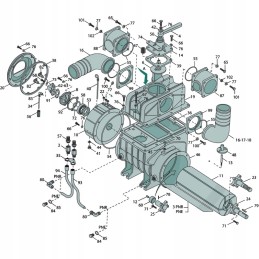 Jurop vakuuminio siurblio korpusas pnr BC 10200 dm