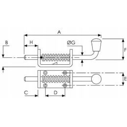 Spyruoklinis vožtuvas 5 8 iki 4205c