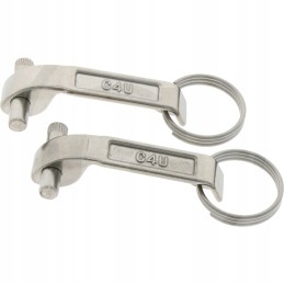 Nerūdijančio plieno svirtis ir kniedės 1 2 3 4