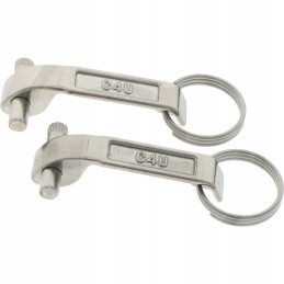 Nerūdijančio plieno svirtis ir kniedės 1 2 3 4