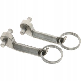 Nerūdijančio plieno svirtis ir kniedės 1 2 3 4