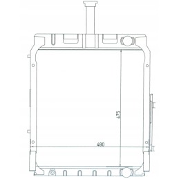 Radiatoriaus 84524c93 korpusas ih international harve