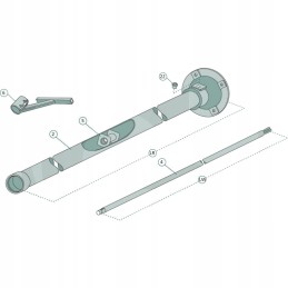 Variklio sankabos ir veleno suma oe 28 mm