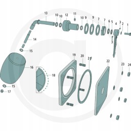 Mz sklendės sandarinimo žiedas 159 5 x 6 99 mm