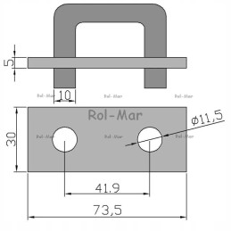 Grindų grandinės jungčių rinkinys su barstytuvo segtuku