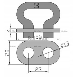 Grandinės jungčių rinkinys Fortschritt T 088 barstytuvas