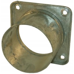 Vamzdis su kvadratiniu flanšu srutoms