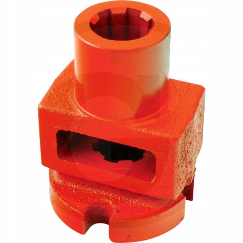 Antgalis jungia mėšlo kratytuvą su kateriu