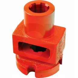 Antgalis jungia mėšlo kratytuvą su kateriu