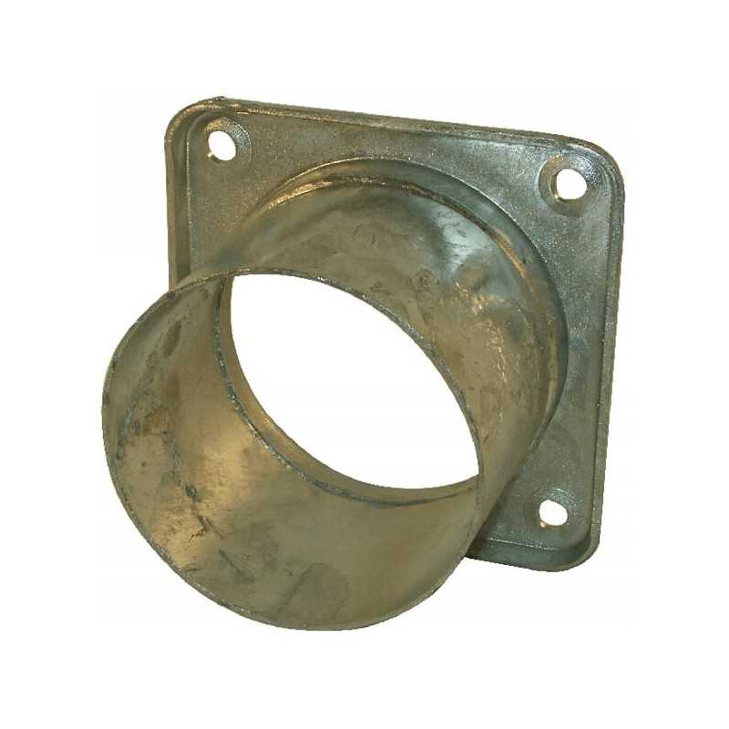 Vamzdis su kvadratiniu flanšu srutoms