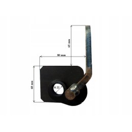 Apatinis vyris į šoną, apatinis išmetimo komplektas, skersmuo 22