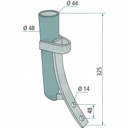 Cinkuotas srutos vamzdis, Ø 52 mm