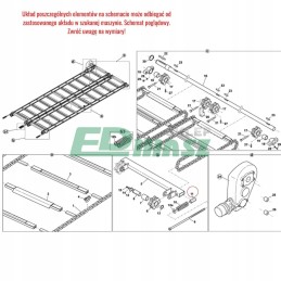 Grandinės įtempimo veržlė titano 2221 03 00 001 00