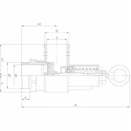 Statinės tanklaivio apsauginis vožtuvas 1 1 2 colių