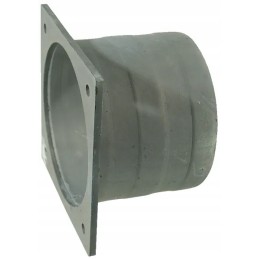 Kvadratinis flanšas su cinkuotu žarnos galu 8