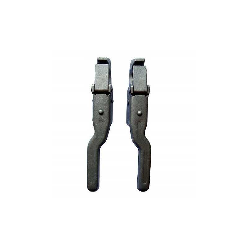 Šoninis užraktas, segtukas, anga apačioje, dešinė, kairė