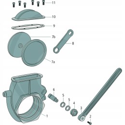 Mz svirtis 6 priedai srutų vartams