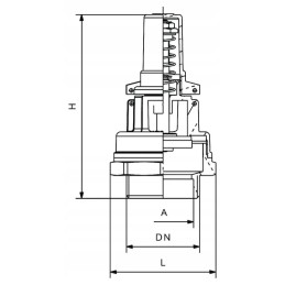 Vakuuminio vožtuvo komplektas 0 3 bar 1 1 2